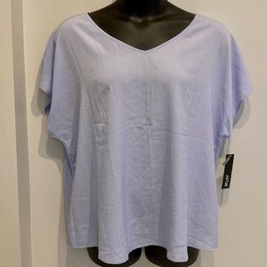 Apt. 9 NWT Lavender V-Neck Top 1X